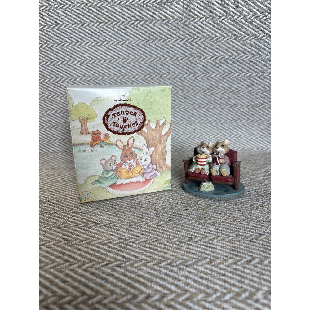 Hallmark Tender Touches "Mouse Matinee " 1992 QHG7073 Mice At Movies